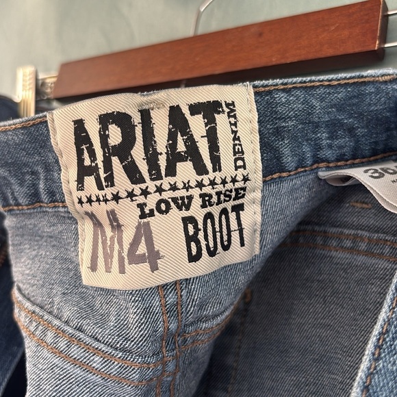 EUC Ariat M4 Low Rise Boot Cut Men’s Blue Jeans Size 36/32 - Picture 10 of 10